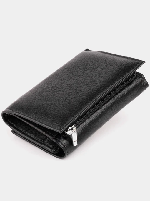 ST Leather Accessories Гаманець колір чорний фото 2