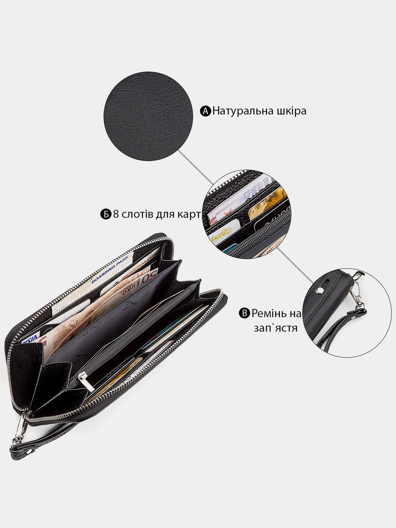 Гаманці ST Leather Accessories модель bag24_18422 Фото