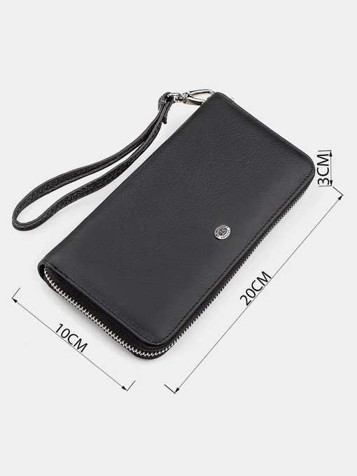 ST Leather Accessories Гаманець колір чорний фото 3