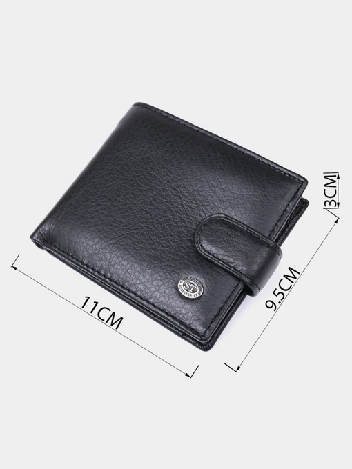 ST Leather Accessories Гаманець колір чорний фото 3