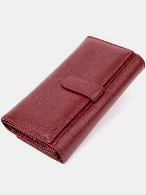 ST Leather Accessories Гаманець колір червоний фото 2