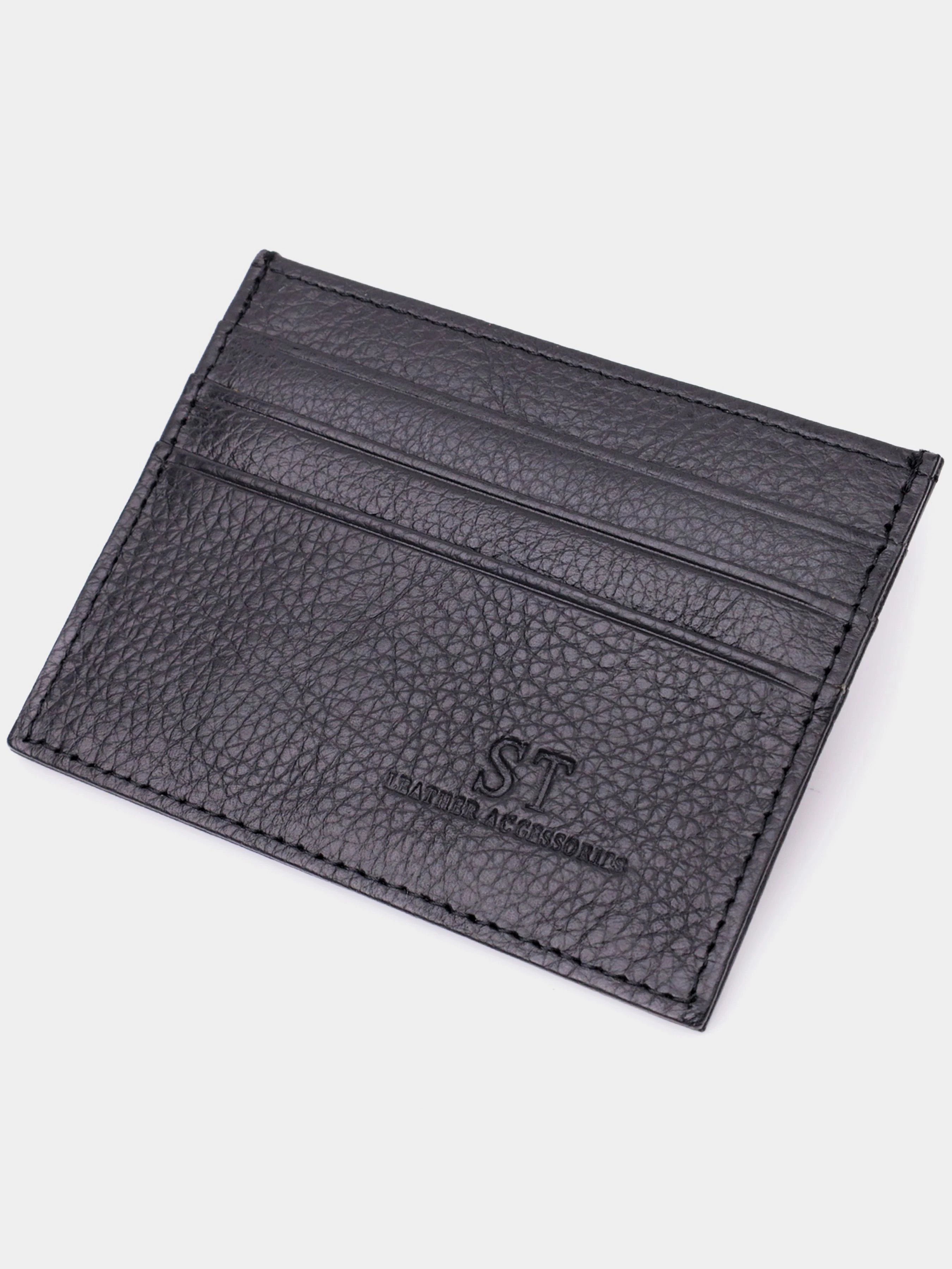 ST Leather Accessories Візитниця колір чорний