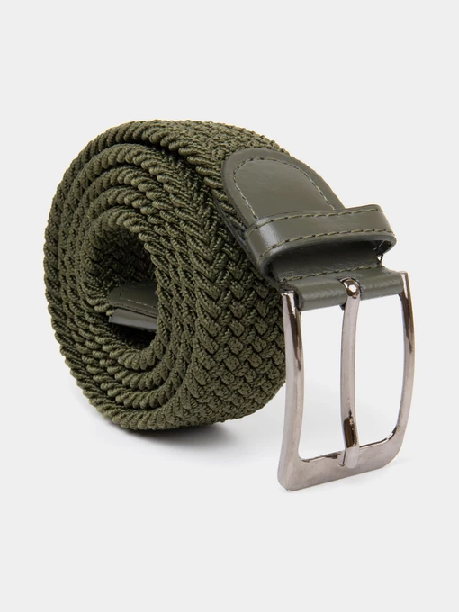 Vintage Ремінь колір оливковий фото 2