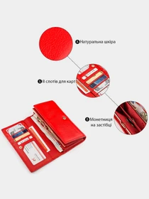 Кошельки Boston Leather Accessories модель bag24_18493 Фото