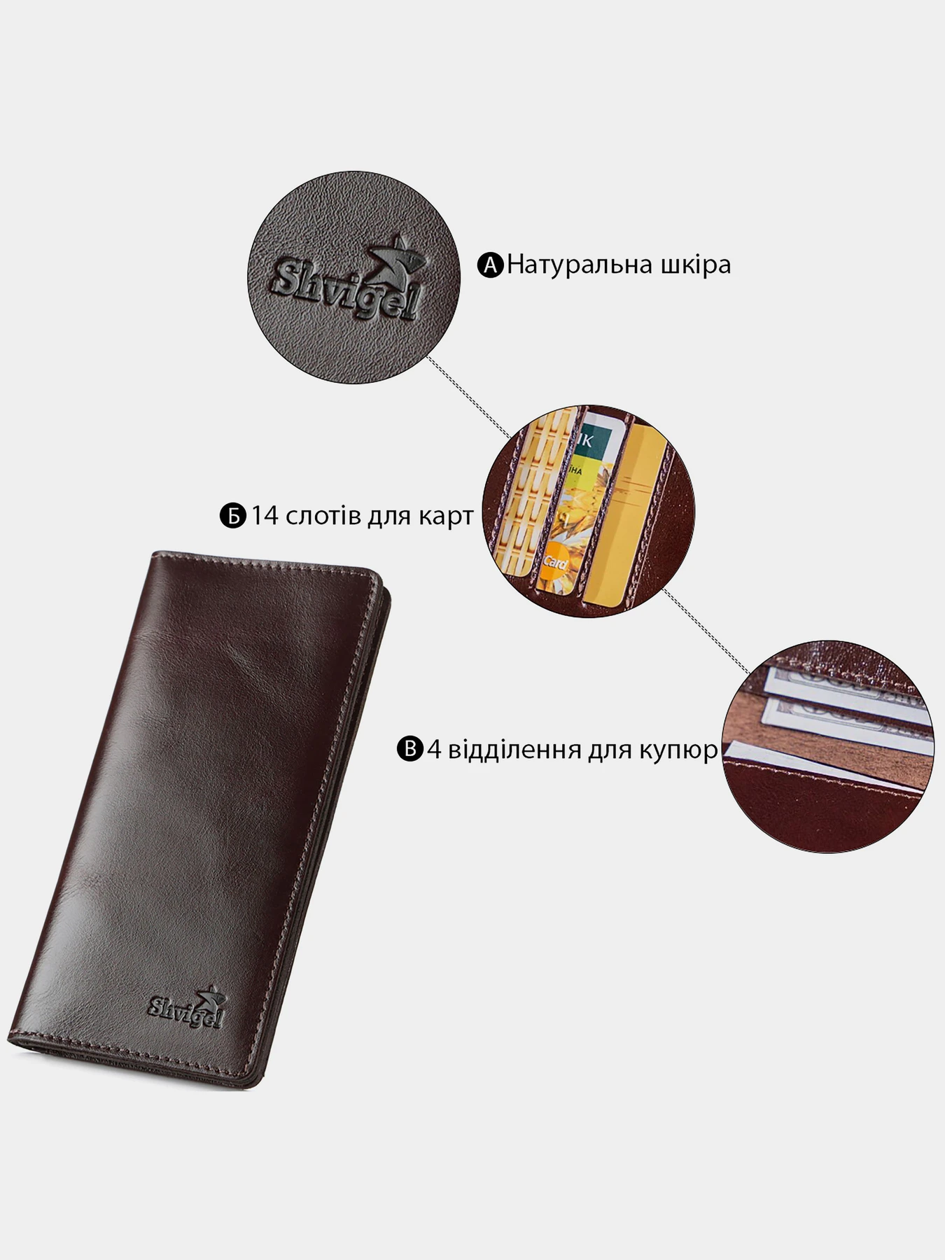 Гаманці Shvigel модель bag24_16153 Гаманці Shvigel модель bag24_16153 Фото