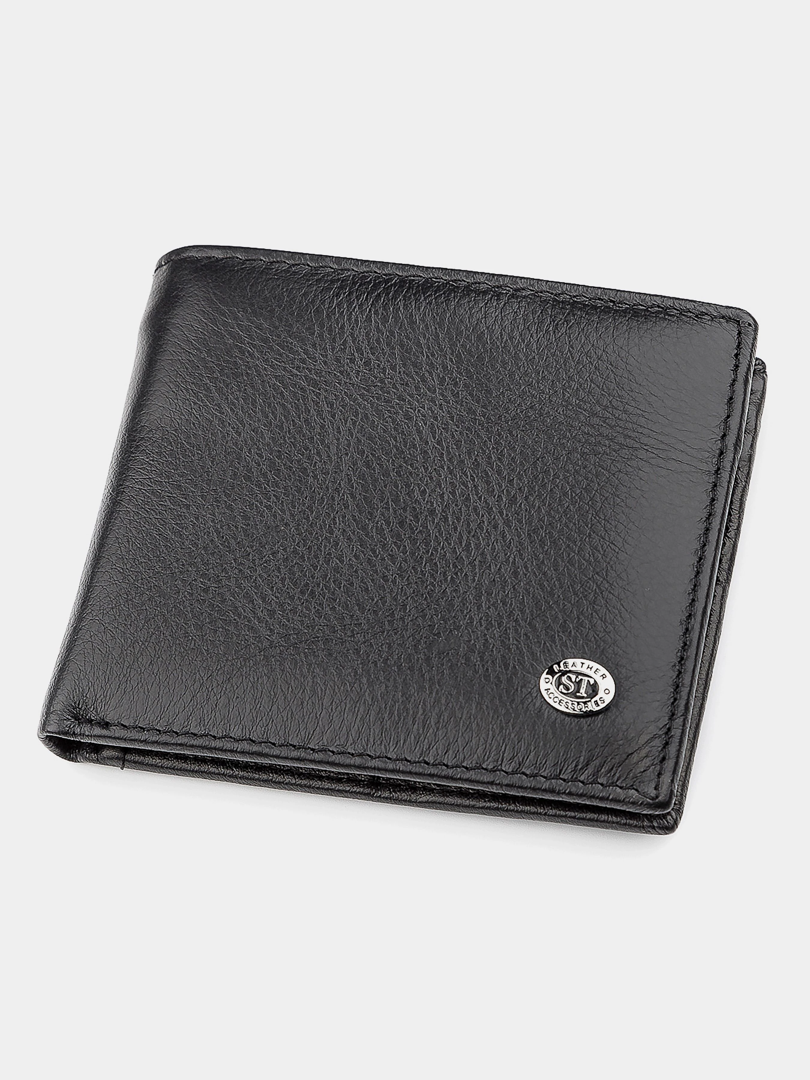 ST Leather Accessories Гаманець колір чорний