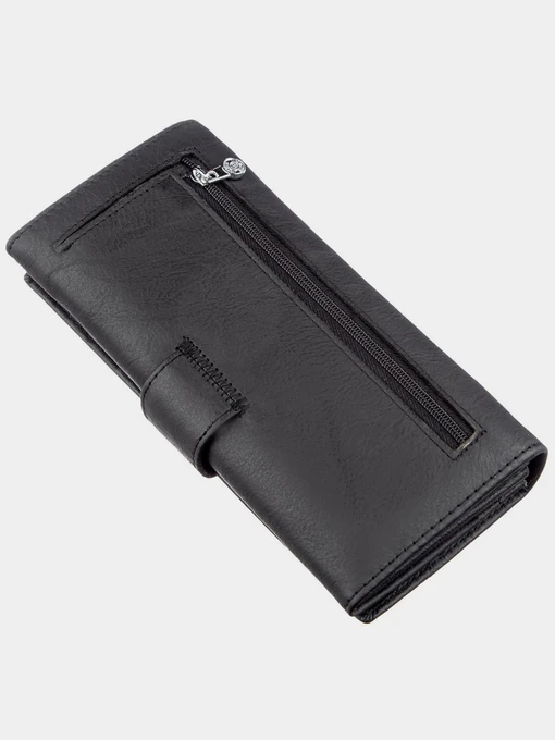 Boston Leather Accessories Гаманець колір чорний фото 2