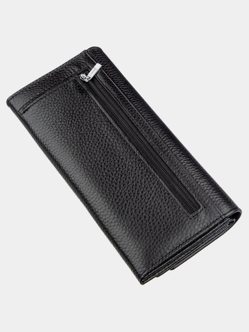 ST Leather Accessories Гаманець колір чорний фото 2