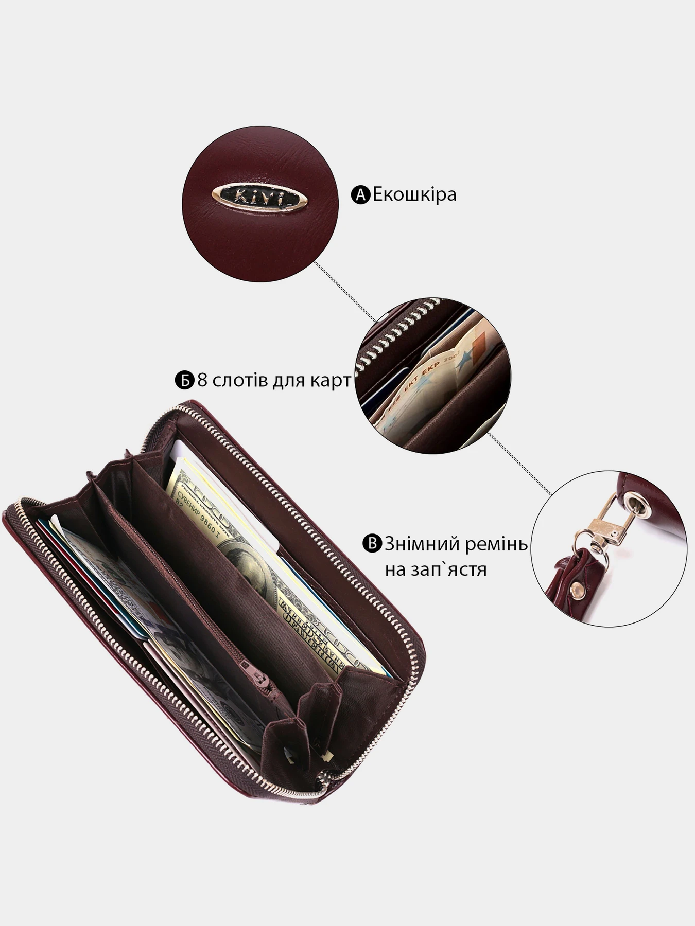 Гаманці Kivi модель bag24_19038 Гаманці Kivi модель bag24_19038 Фото