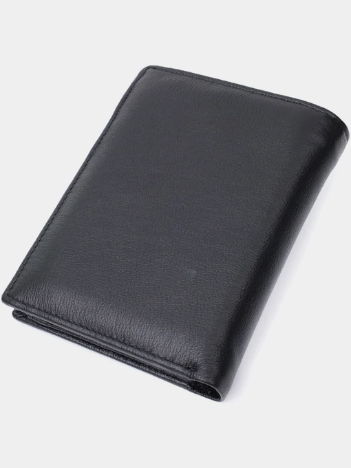 ST Leather Accessories Гаманець колір чорний фото 2