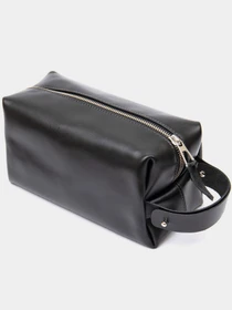 Мужской кожаный несессер GRANDE PELLE Черный Grande Pelle модель bag24_11417 Фото
