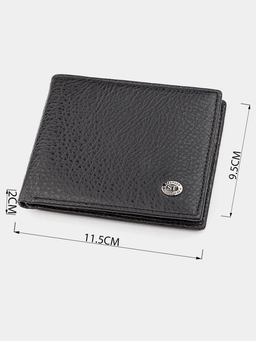 ST Leather Accessories Гаманець колір чорний фото 3