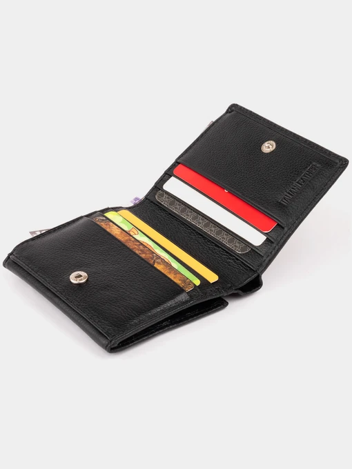 ST Leather Accessories Гаманець колір чорний фото 3