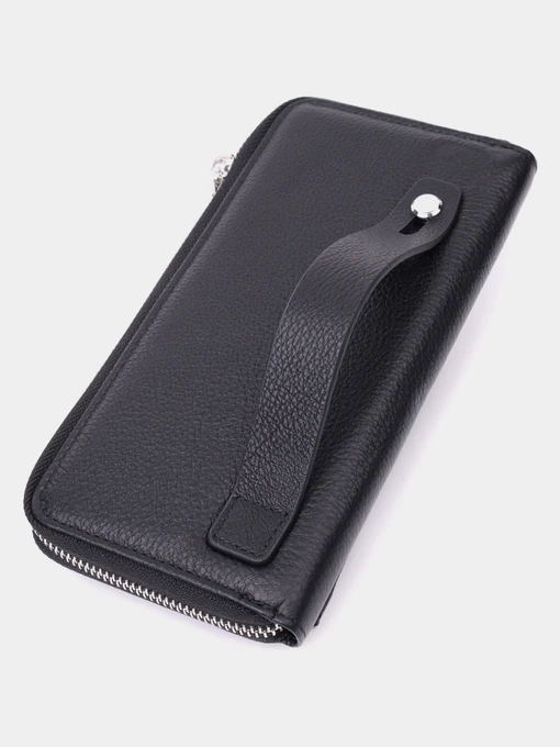 ST Leather Accessories Гаманець колір чорний фото 2