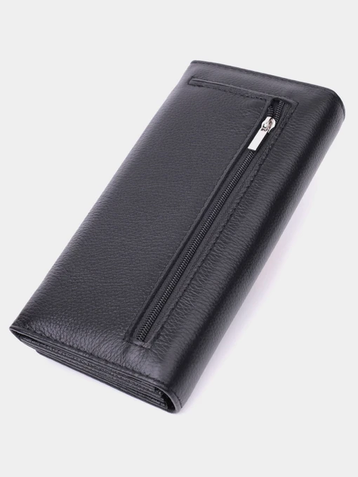 ST Leather Accessories Гаманець колір чорний фото 2