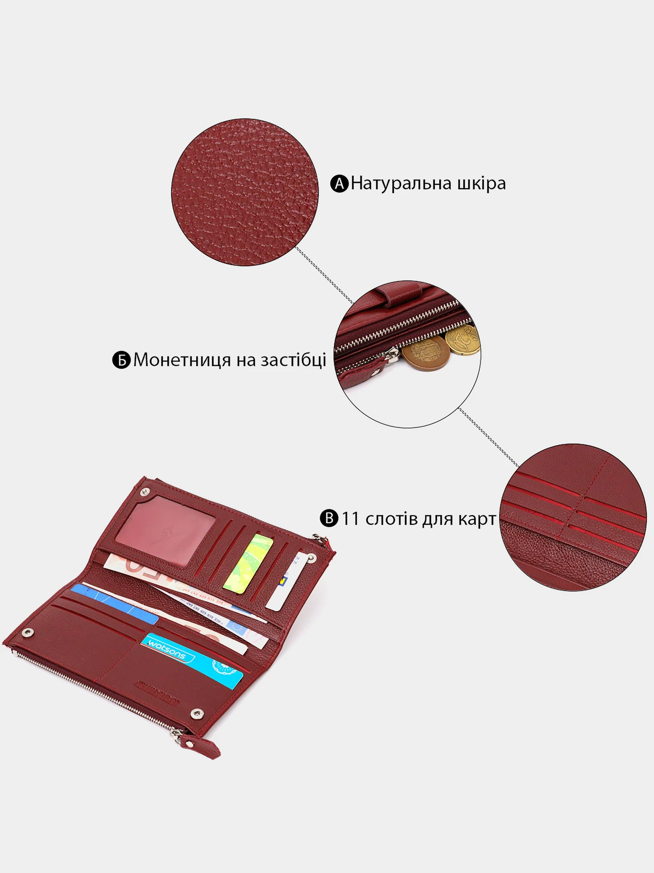 Гаманці ST Leather Accessories модель bag24_19433 Фото