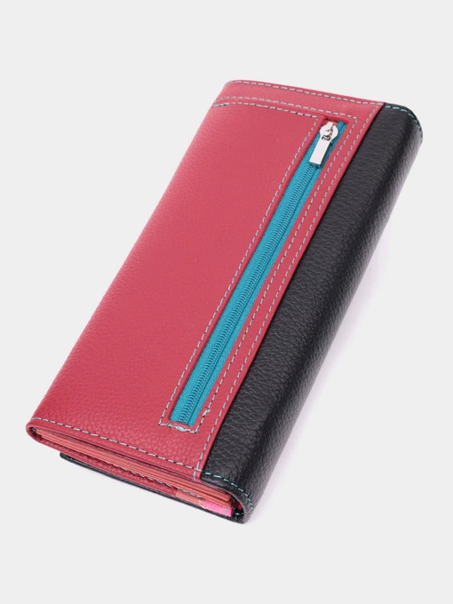 ST Leather Accessories Гаманець колір чорний фото 2