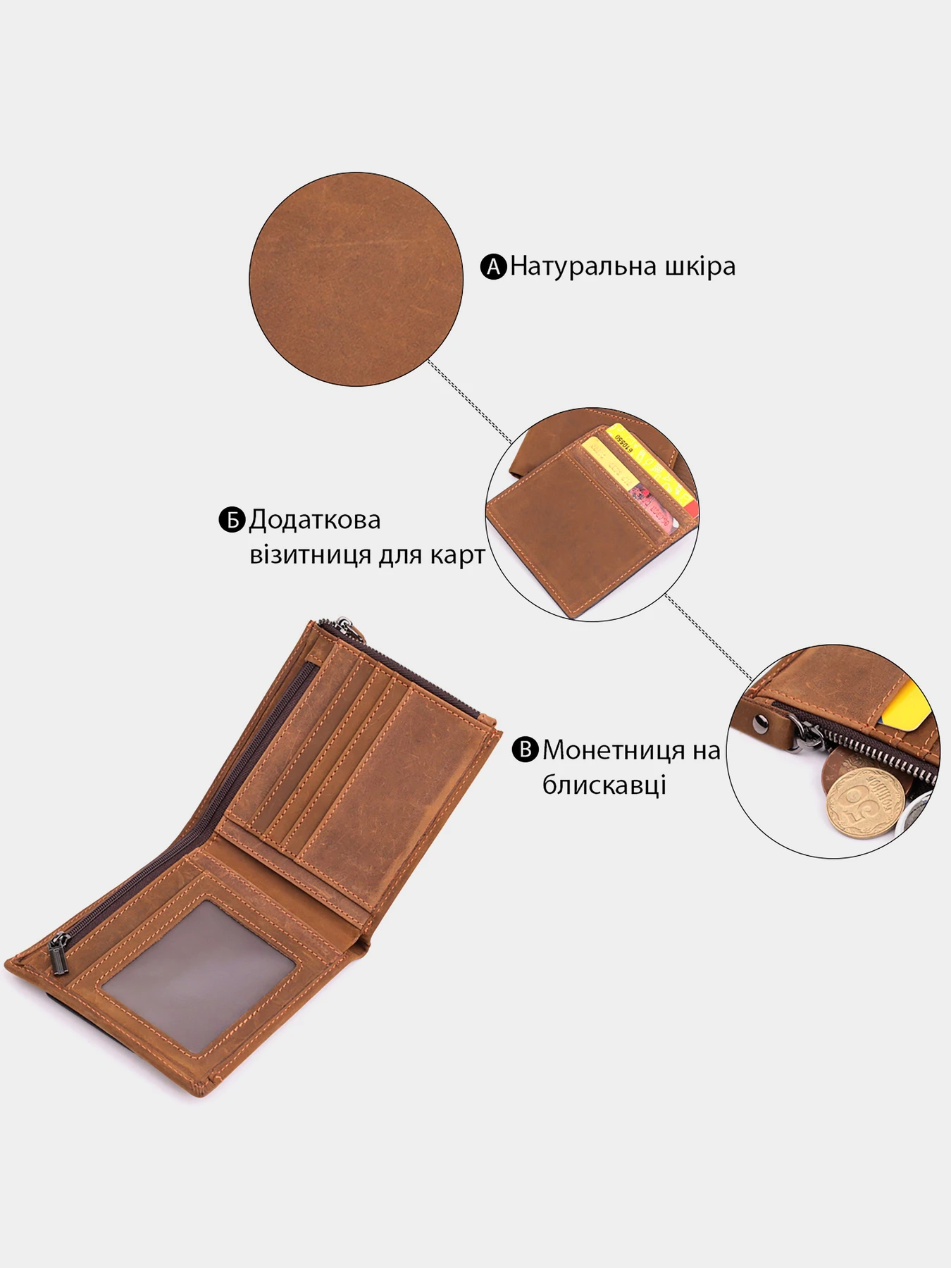 Гаманці Vintage модель bag24_22856 Гаманці Vintage модель bag24_22856 Фото