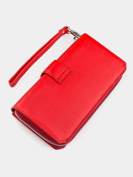 ST Leather Accessories Гаманець колір червоний фото 2