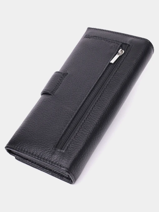 ST Leather Accessories Гаманець колір чорний фото 2