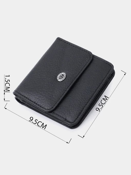ST Leather Accessories Гаманець колір чорний фото 3