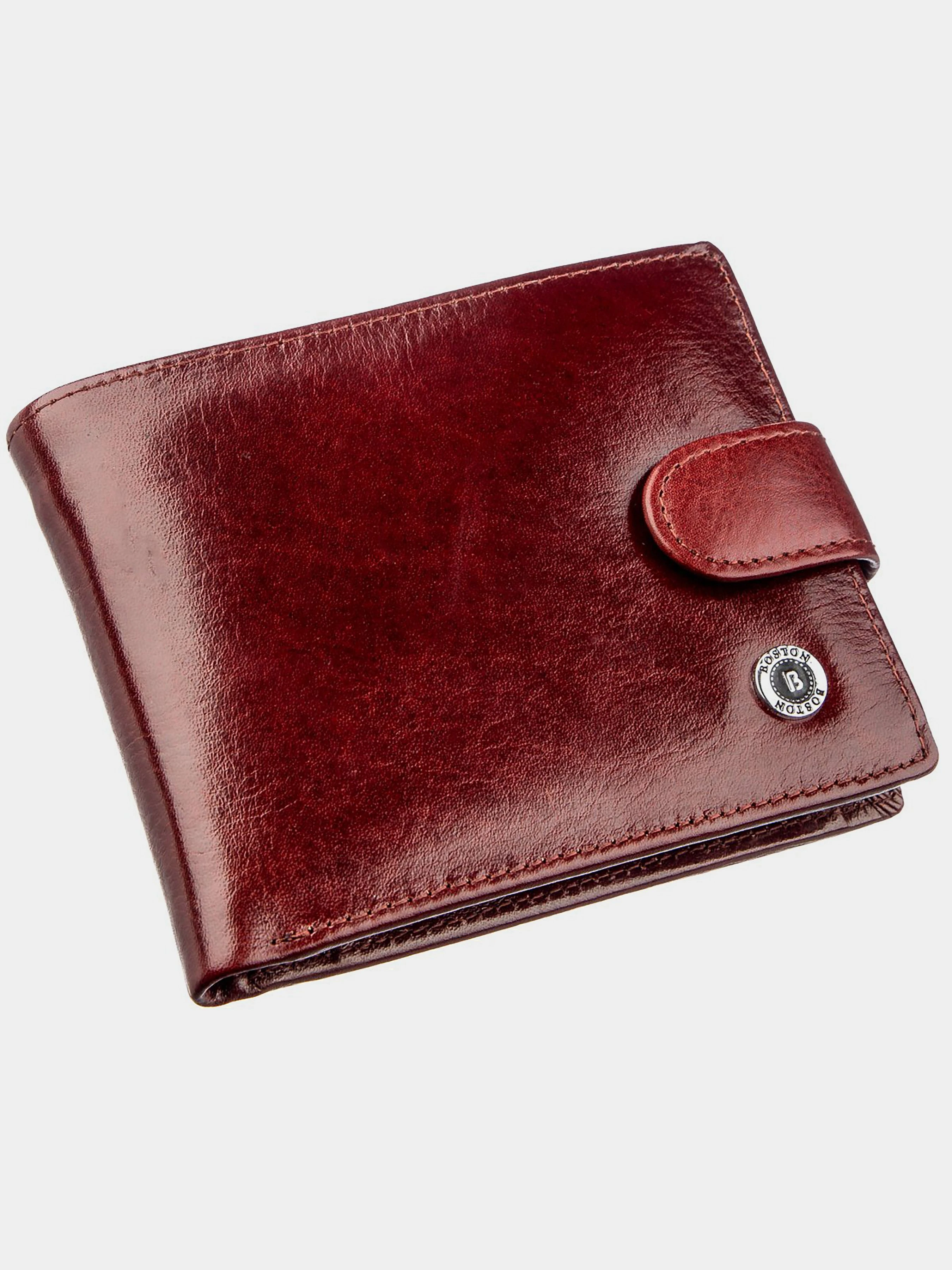Boston Leather Accessories Гаманець колір коричневий