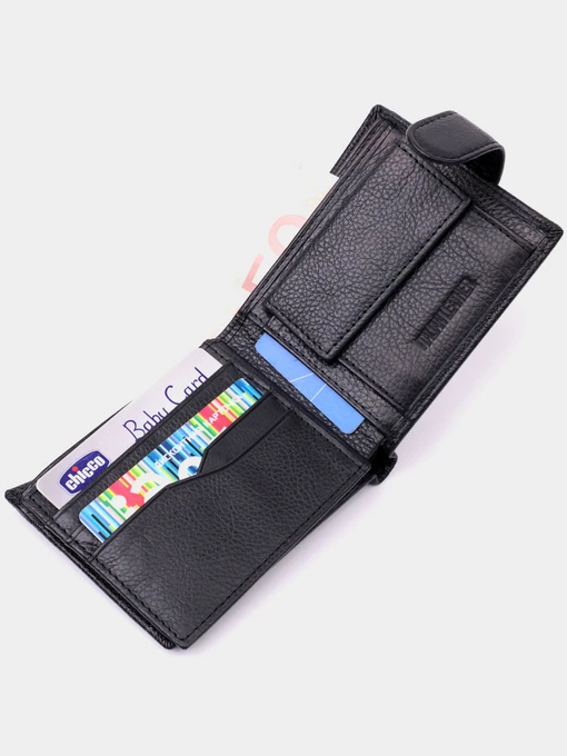 ST Leather Accessories Портмоне колір чорний фото 3