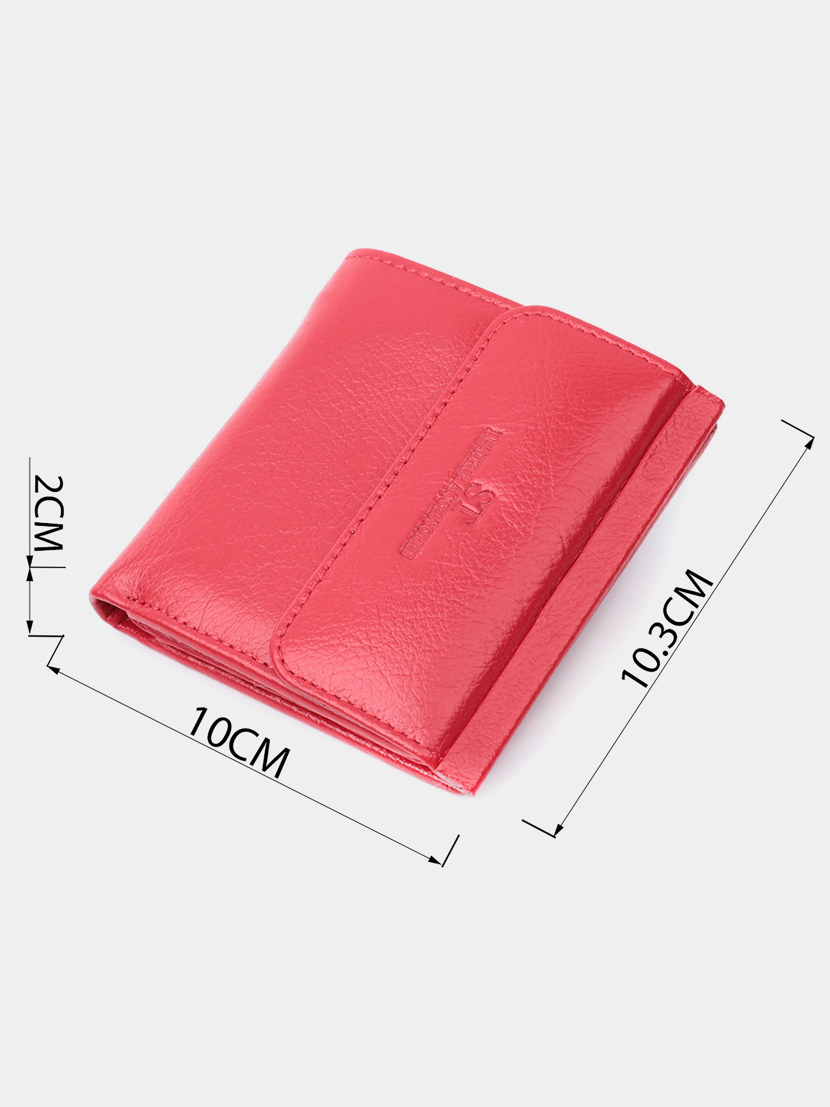 ST Leather Accessories Гаманець колір червоний фото 3