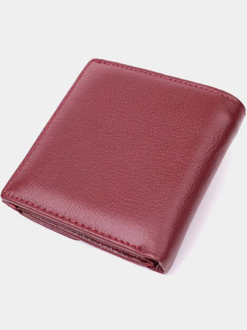 ST Leather Accessories Гаманець колір бордовий фото 2