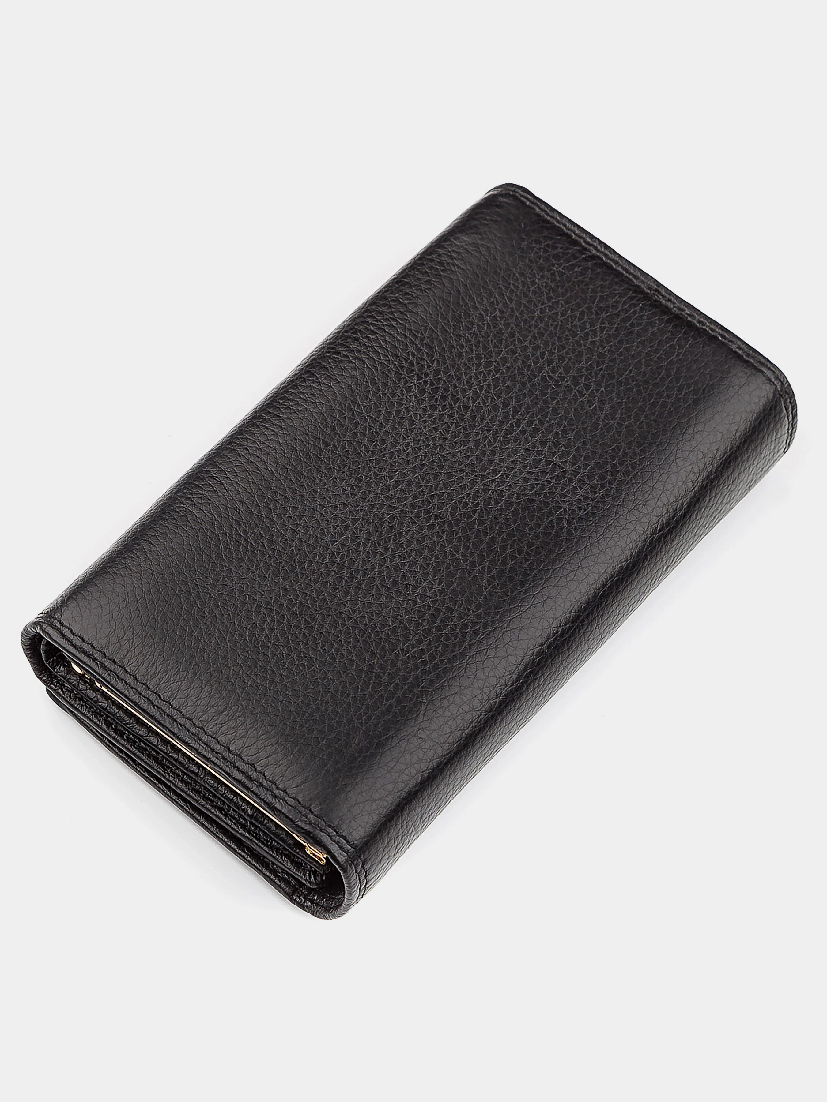 Boston Leather Accessories Гаманець колір чорний фото 2