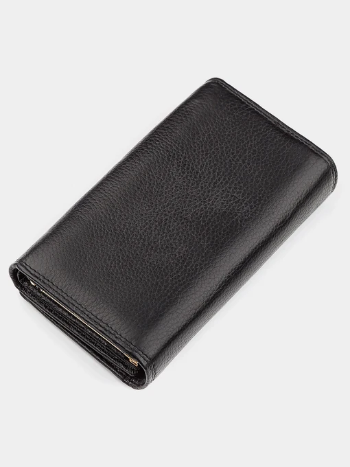 Boston Leather Accessories Гаманець колір чорний фото 2