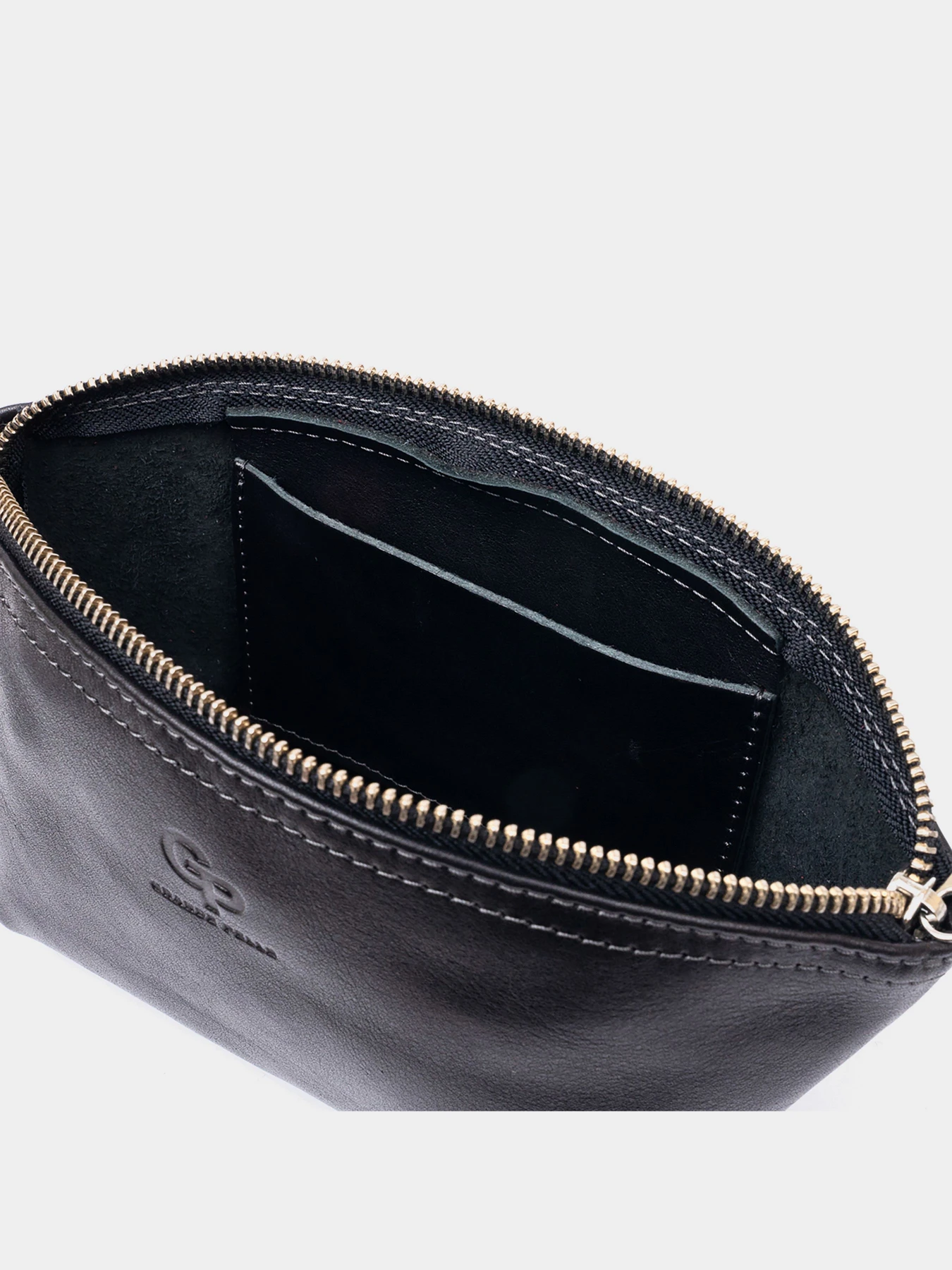 Женская косметичка из кожи Amelin GRANDE PELLE Черная Grande Pelle модель bag24_11302 Женская косметичка из кожи Amelin GRANDE PELLE Черная Grande Pelle модель bag24_11302 Фото