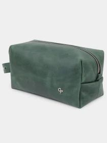 Кожаная Органайзер-косметичка унисекс GRANDE PELLE  Зеленый Grande Pelle модель bag24_11573 Фото