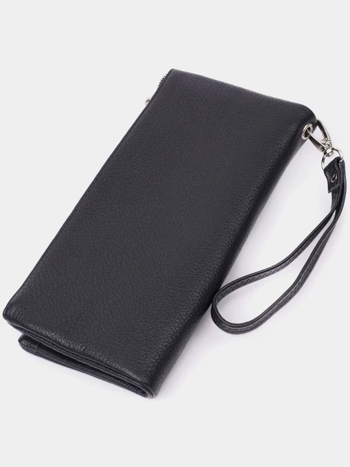 ST Leather Accessories Гаманець колір чорний фото 2