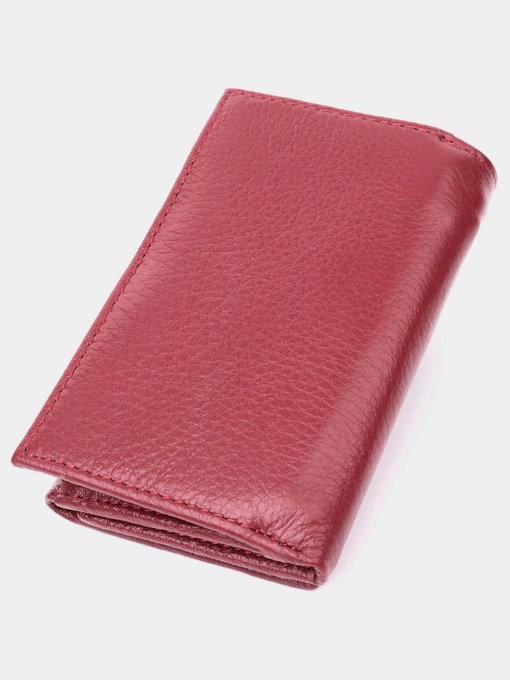 ST Leather Accessories Гаманець колір бордовий фото 2