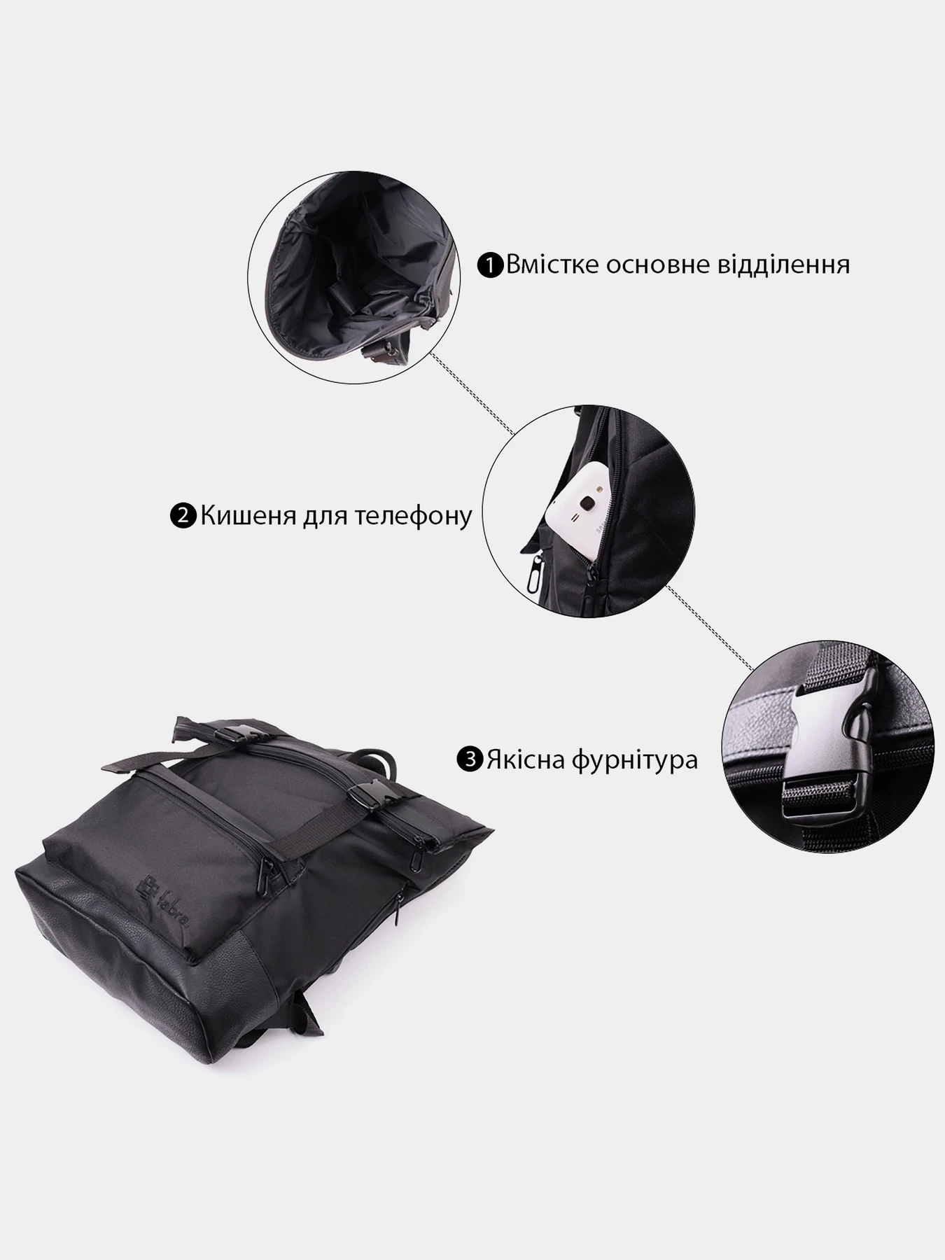 Рюкзаки Fabra модель bag24_22582 Рюкзаки Fabra модель bag24_22582 Фото