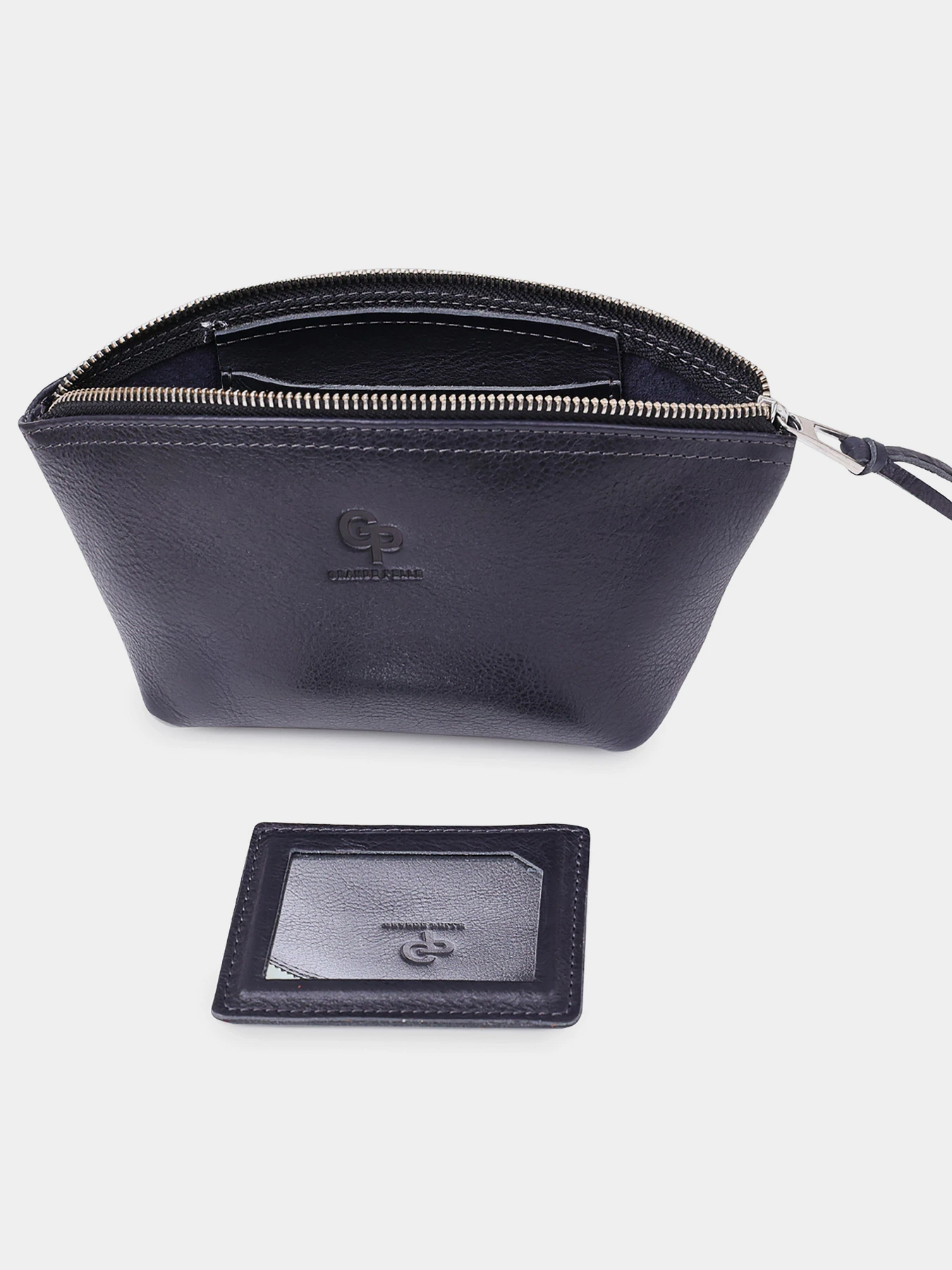 Кожаная женская Органайзер-косметичка GRANDE PELLE Черный Grande Pelle модель bag24_11570 Кожаная женская Органайзер-косметичка GRANDE PELLE Черный Grande Pelle модель bag24_11570 Фото