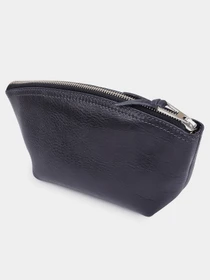 Кожаная женская Органайзер-косметичка GRANDE PELLE Черный Grande Pelle модель bag24_11570 Фото