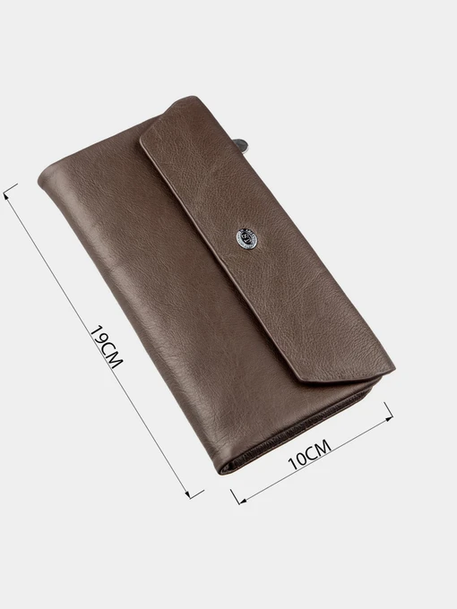 ST Leather Accessories Гаманець колір коричневий фото 3