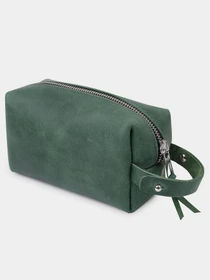 Кожаная Органайзер-косметичка унисекс GRANDE PELLE Зеленый Grande Pelle модель bag24_11571 Фото