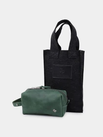 Кожаная Органайзер-косметичка унисекс GRANDE PELLE Зеленый Grande Pelle модель bag24_11571 Фото