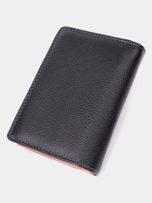ST Leather Accessories Гаманець колір чорний фото 2