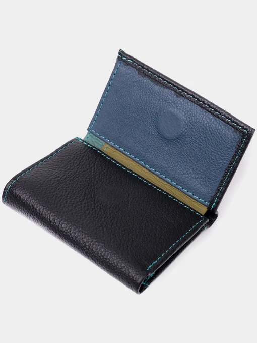 ST Leather Accessories Гаманець колір чорний фото 3