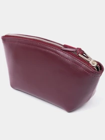 Женская Органайзер-косметичка из кожи Amelin GRANDE PELLE Сливовая Grande Pelle модель bag24_11300 Фото