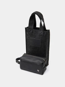 Кожаная Органайзер-косметичка для мужчин GRANDE PELLE Черный Grande Pelle модель bag24_11507 Фото