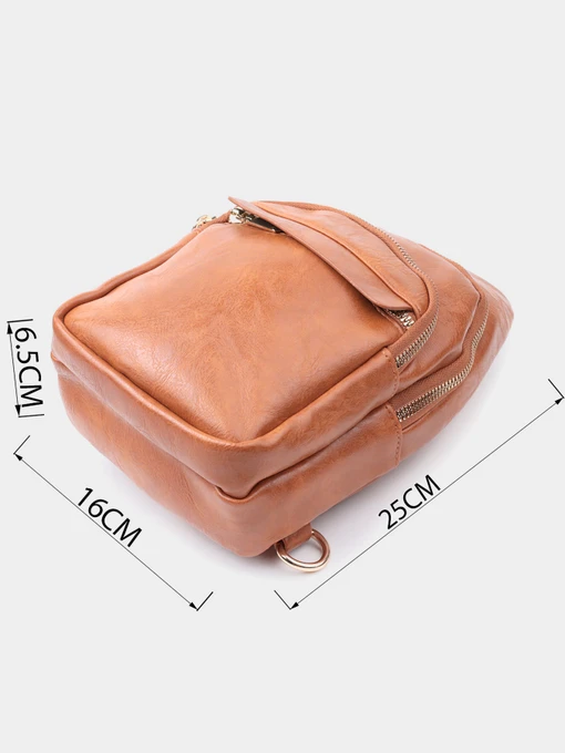 Vintage Крос-боді колір коричневий фото 3