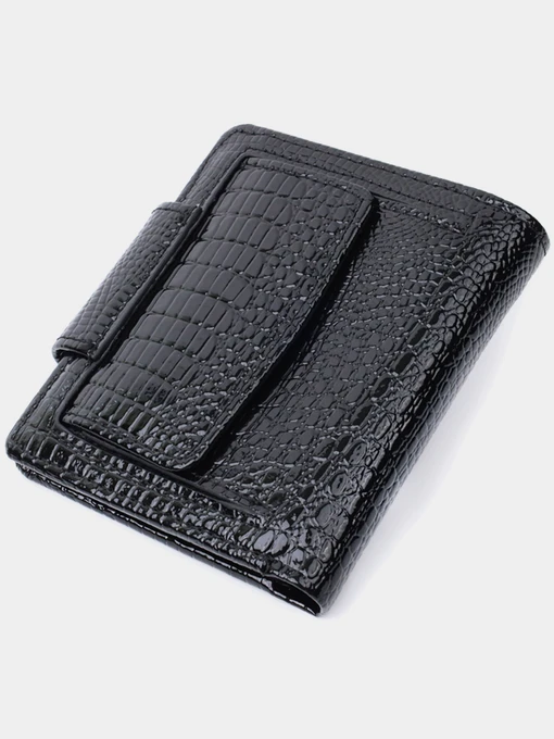 ST Leather Accessories Гаманець колір чорний фото 2