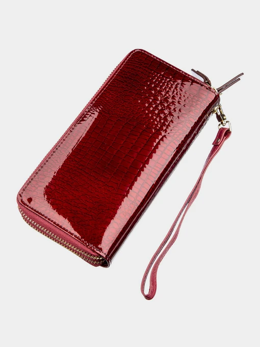 ST Leather Accessories Гаманець колір бордовий фото 3