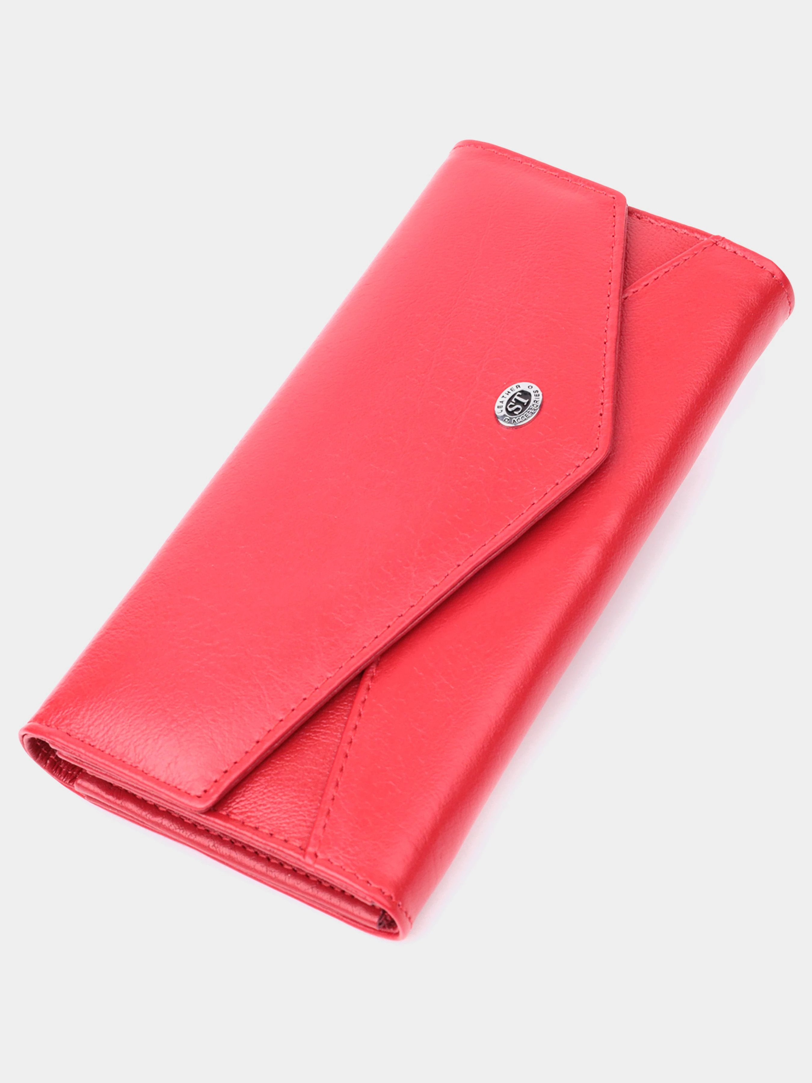 ST Leather Accessories Гаманець колір червоний