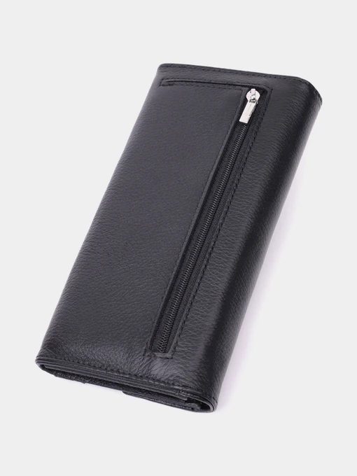 ST Leather Accessories Гаманець колір чорний фото 2